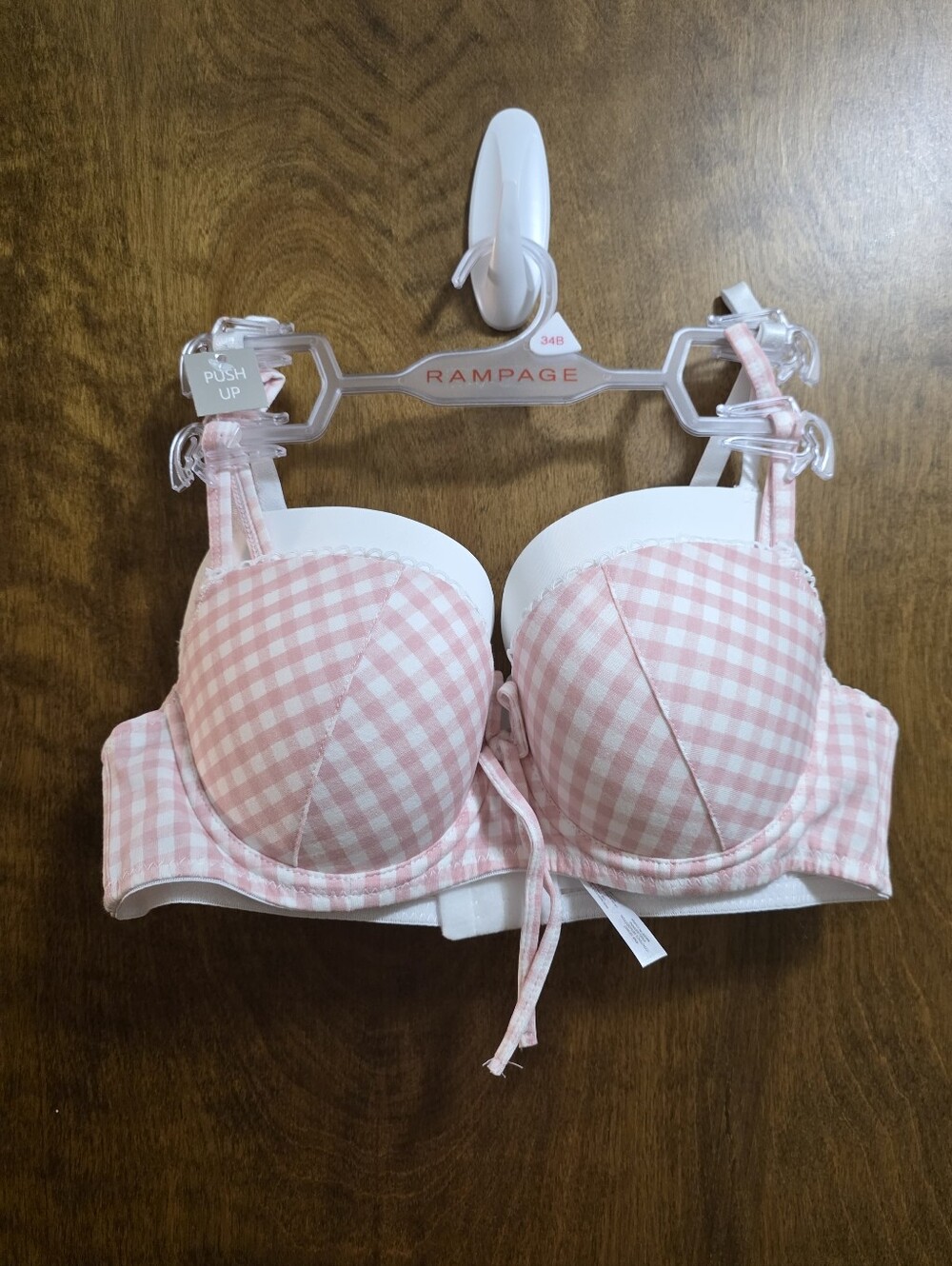 NWT Rampage Set Of 2 Push Up Bras 34B
